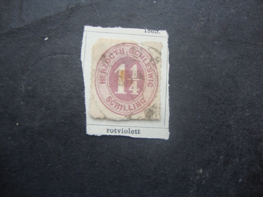 Schleswig Holstein nr. 14 Gestempeld,, Ophalen of Verzenden, Duitse Keizerrijk, Gestempeld