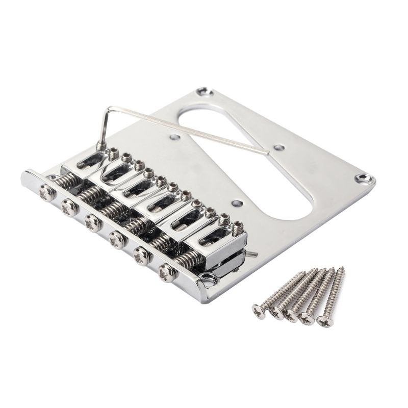 Telecaster hardtail brug single coil chroom, Moku Custom Guitars, Nieuw, 4613CB, Ophalen of Verzenden