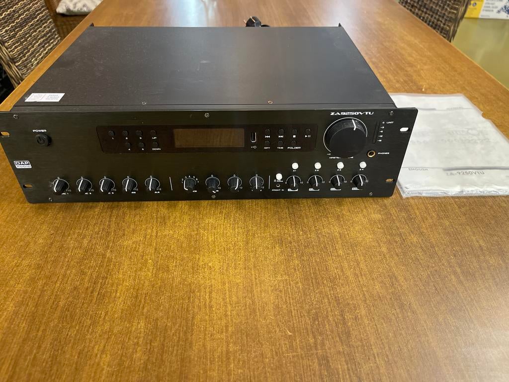 DAP Audio ZA9250VTU Versterker - Zo goed als nieuw, Ophalen, Zo goed als nieuw, Minder dan 500 watt, P.A.