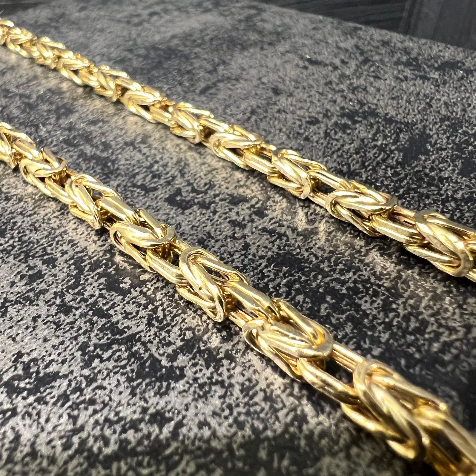 18k gouden koningsketting prachtig schakel ketting, Ophalen of Verzenden, Nieuw, Goud