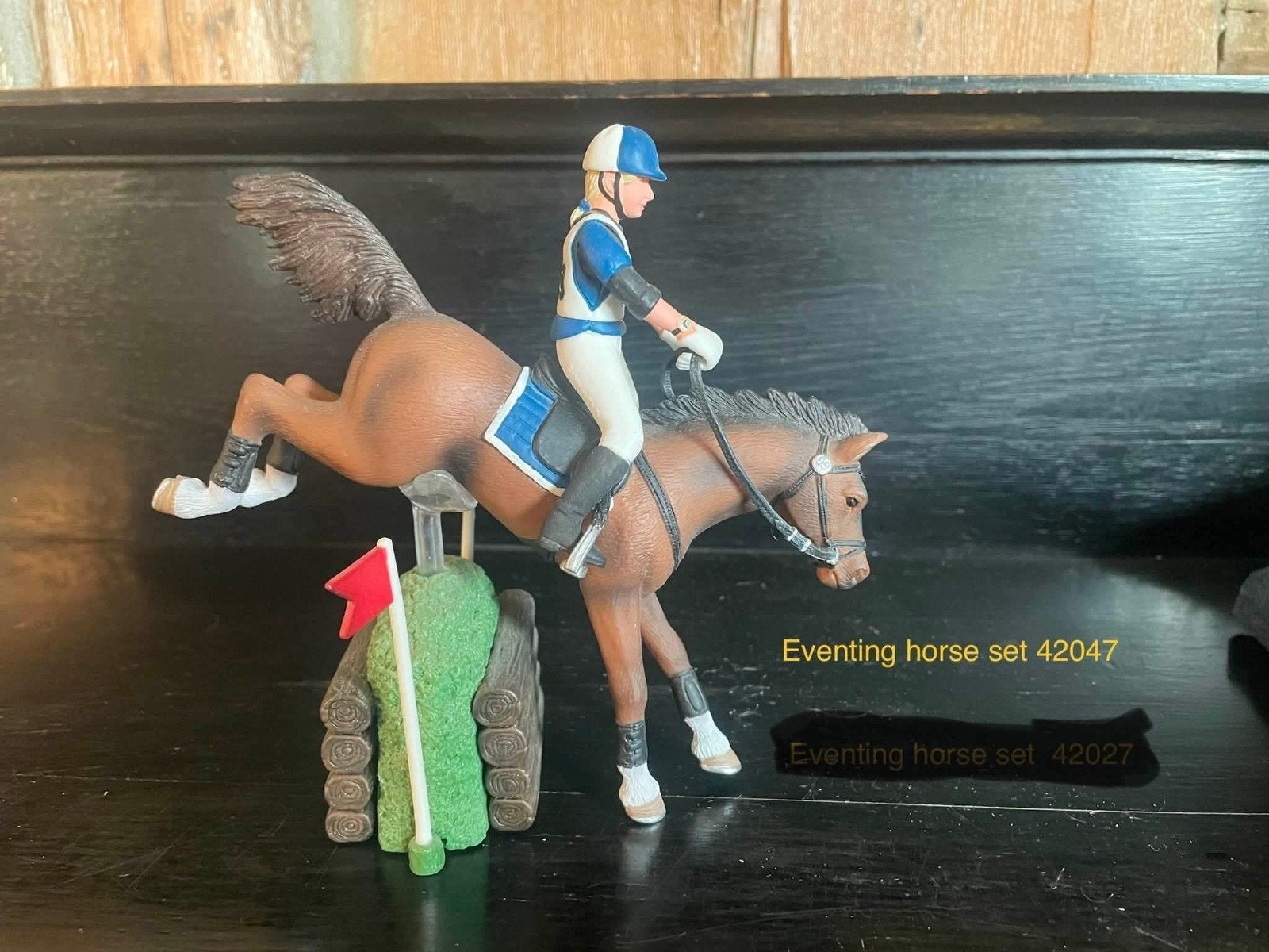 Gezocht schleich eventing set, Ophalen of Verzenden, Nieuw, Paard, Beeldje of Figuurtje