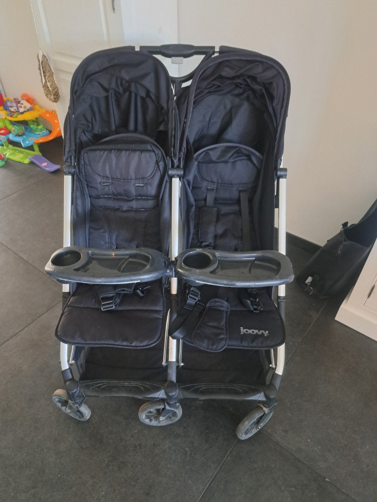 Joovy Kooper X2 Dubbele Wagen - Gebruikt, Kinderen en Baby's, Gebruikt, Duowagen, Combiwagen, Ophalen