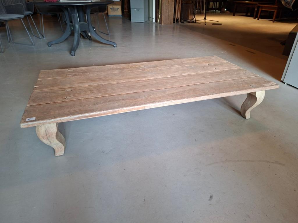 Teak Salon Tafel in Skylt - 160x80x30 cm, Ophalen, Gebruikt, 50 tot 100 cm, 150 tot 200 cm