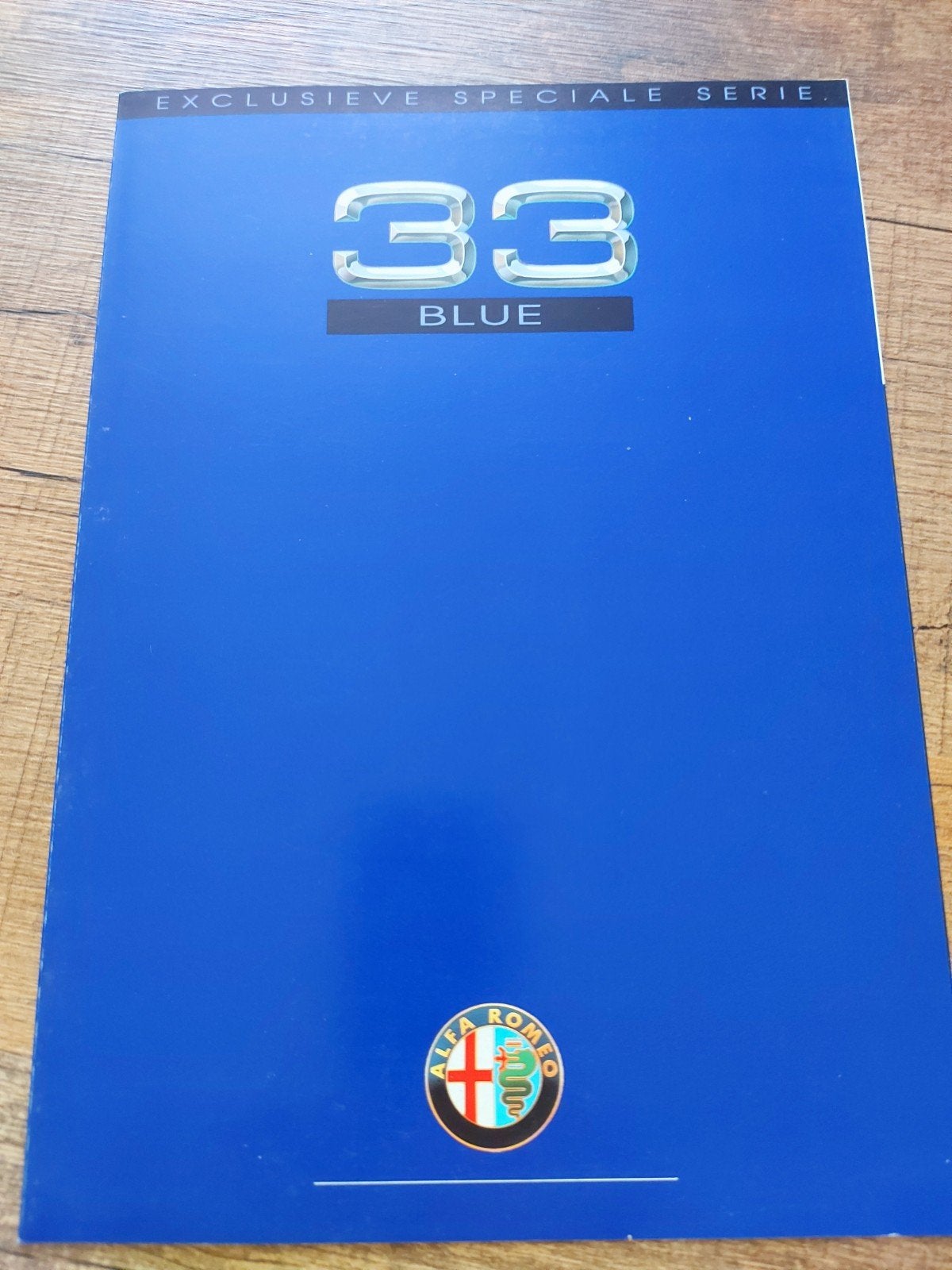 keurige Alfa 33 Blue folder NL, Ophalen of Verzenden, Zo goed als nieuw, Alfa Romeo