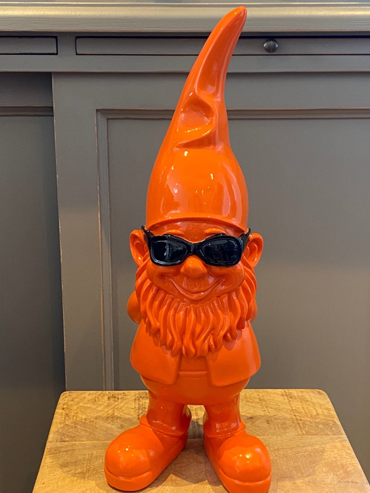 Oranje Kabouter 40cm, Tuin en Terras, Tuinbeelden, Ophalen, Nieuw, Kunststof