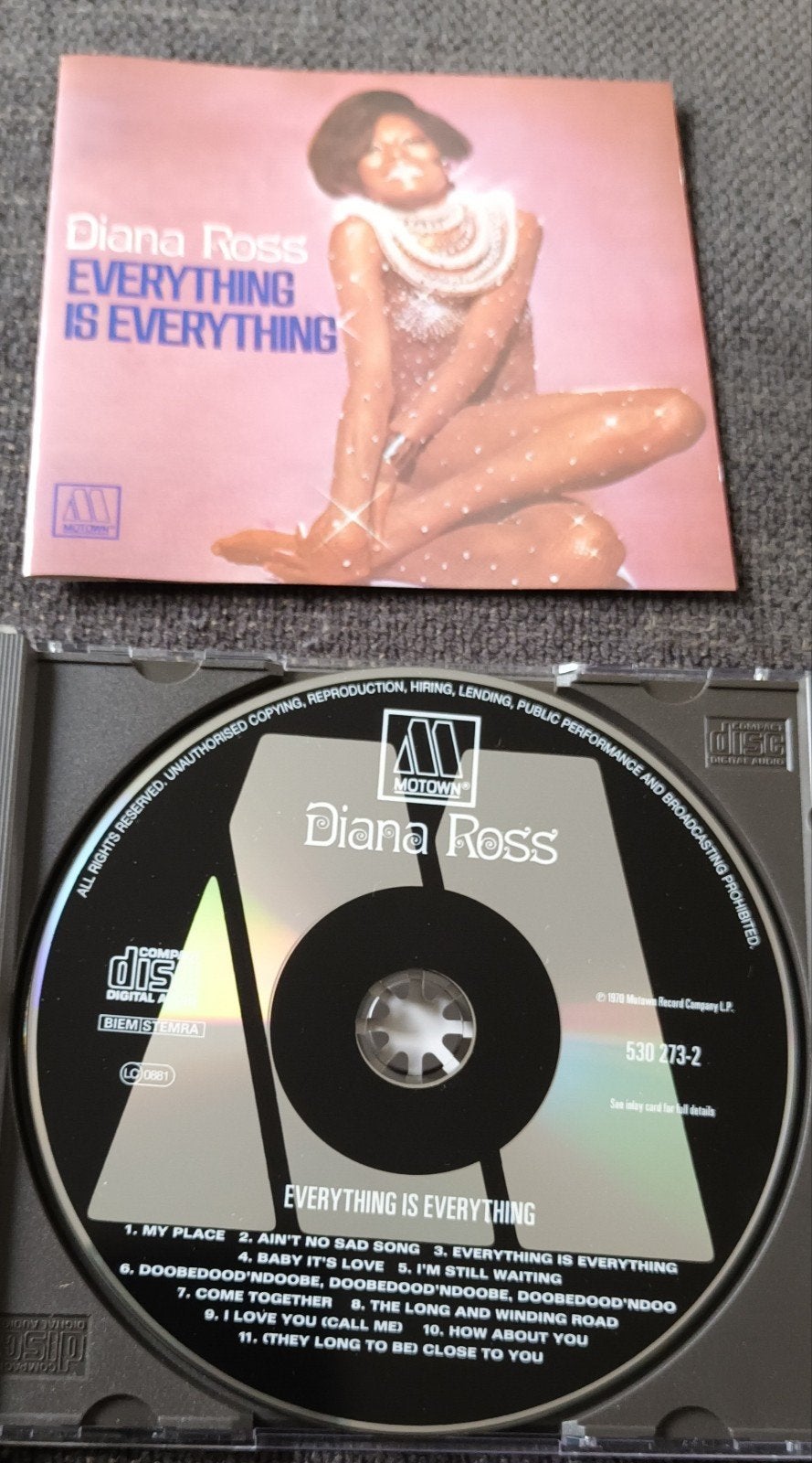 Diana Ross - Everything Is Everything CD (Pop, Soul), Ophalen of Verzenden, Gebruikt, Pop, Album
