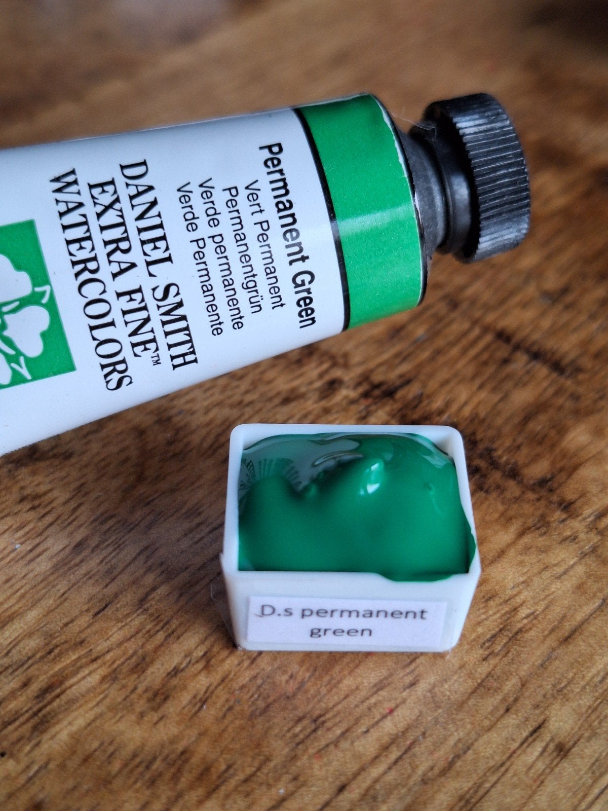 Daniel Smith Permanent Green aquarelverf ½ napje, Ophalen of Verzenden, Nieuw, Waterverf