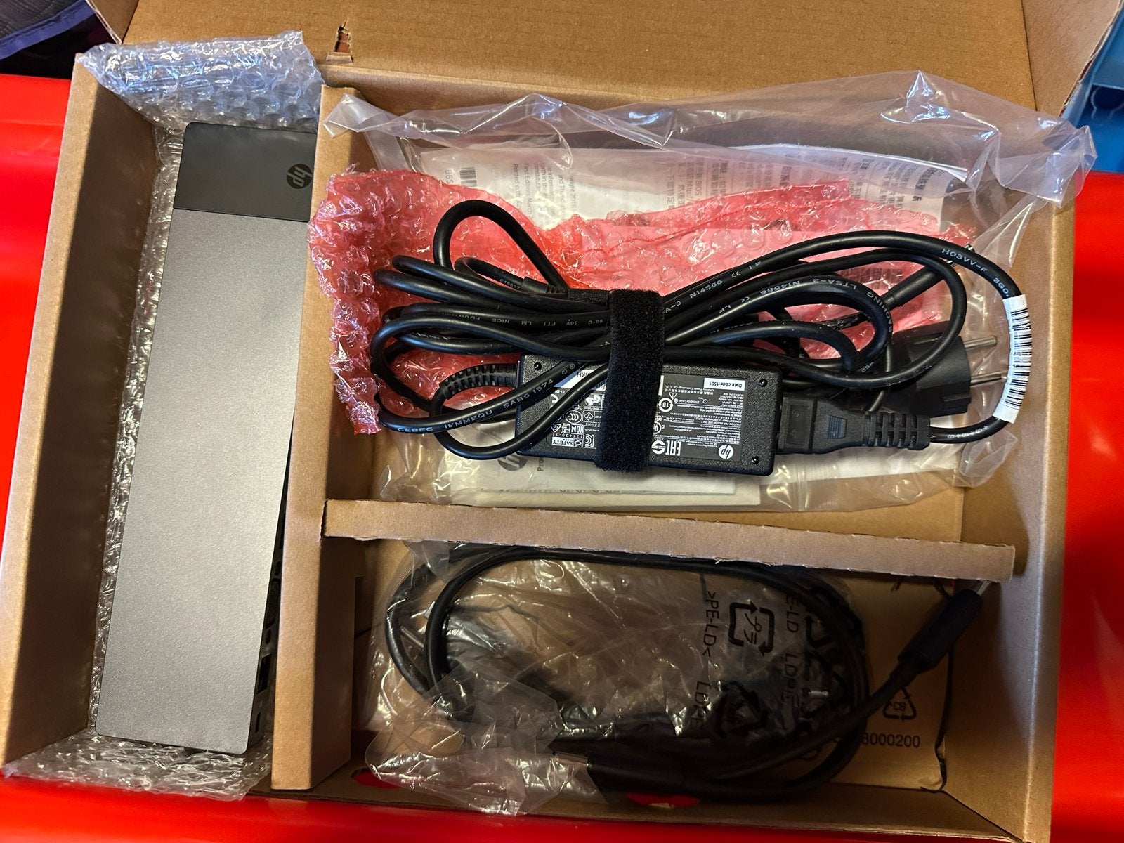 HP ZBook Thunderbolt 3 Dock Compleet in doos, Computers en Software, Ophalen of Verzenden, Nieuw, Docking station, Laptop