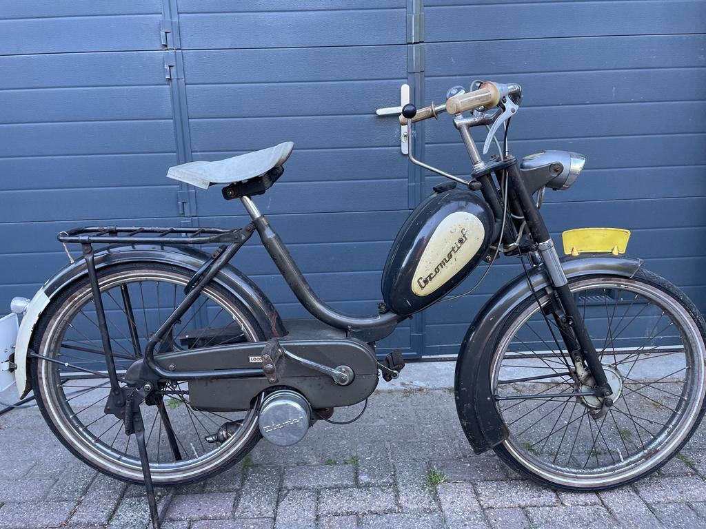 Locomotief bromfiets - Vintage model, Fietsen en Brommers, Brommers | Oldtimers, Overige merken, Maximaal 45 km/u, Ophalen of Verzenden