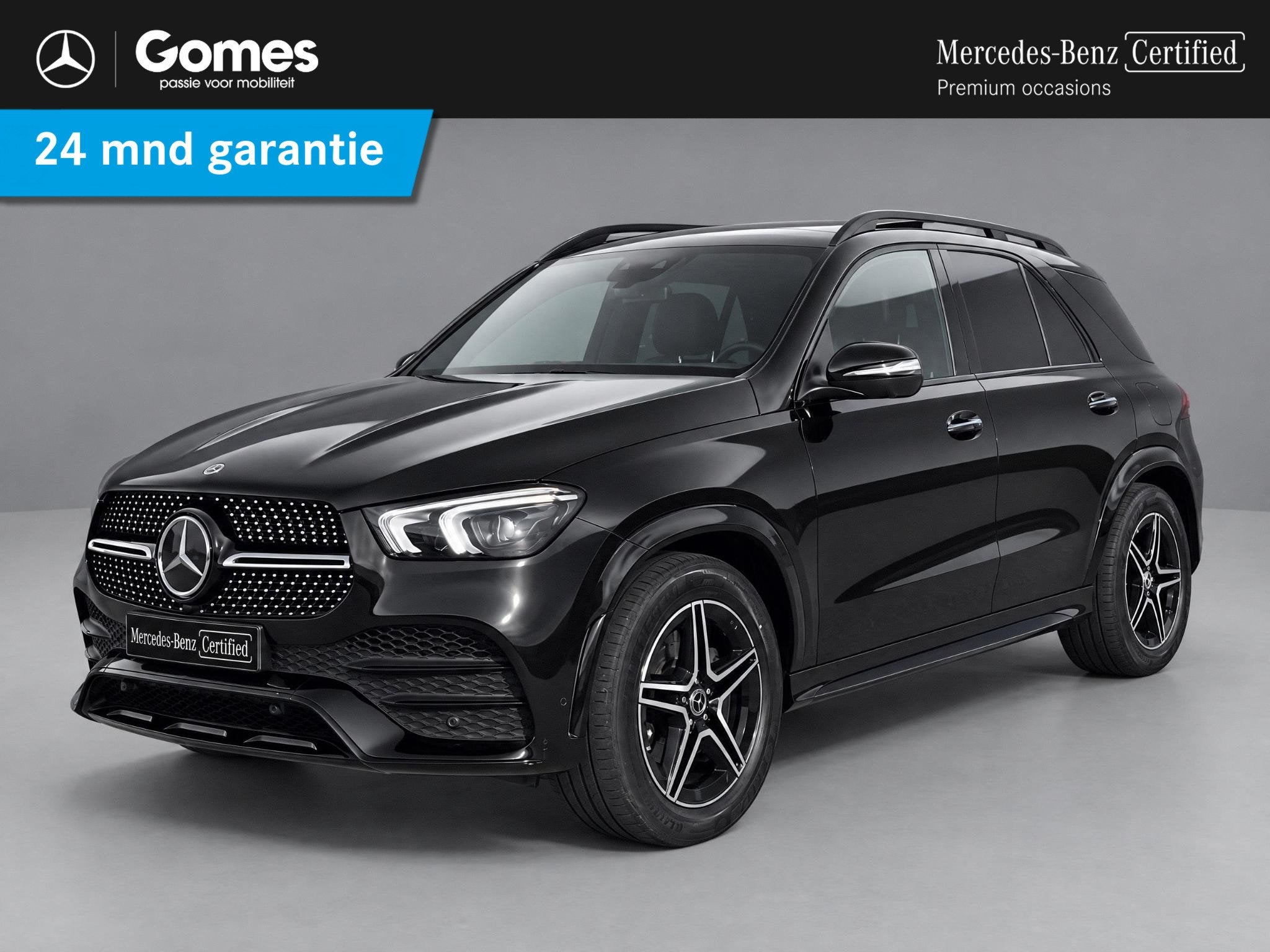 Mercedes-Benz GLE-klasse 350 e 4MATIC Premium Plus, Auto's, Gebruikt, 4 cilinders, GLE, Zwart