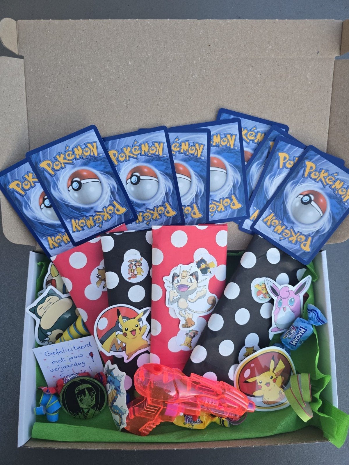 Pokemon brievenbus verrassingspakket 100 kaarten, Ophalen of Verzenden, Nieuw