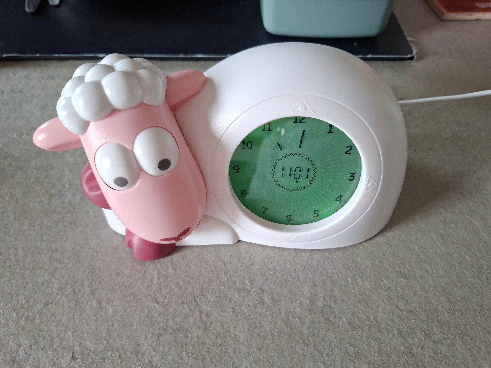 Zazu Slaaptrainer Sam het Schaap - Wekker en Nachtlampje, Ophalen, Zo goed als nieuw