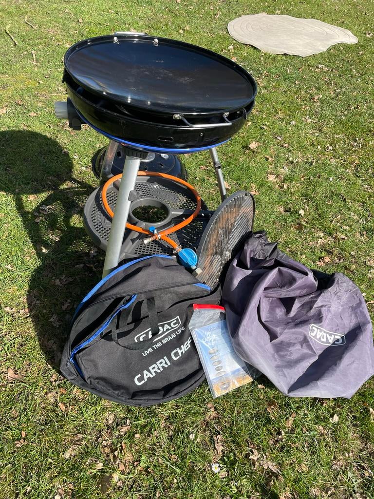 Cadac Skottelbraai Carri Chef 2 - Complete set, Ophalen of Verzenden, Gebruikt