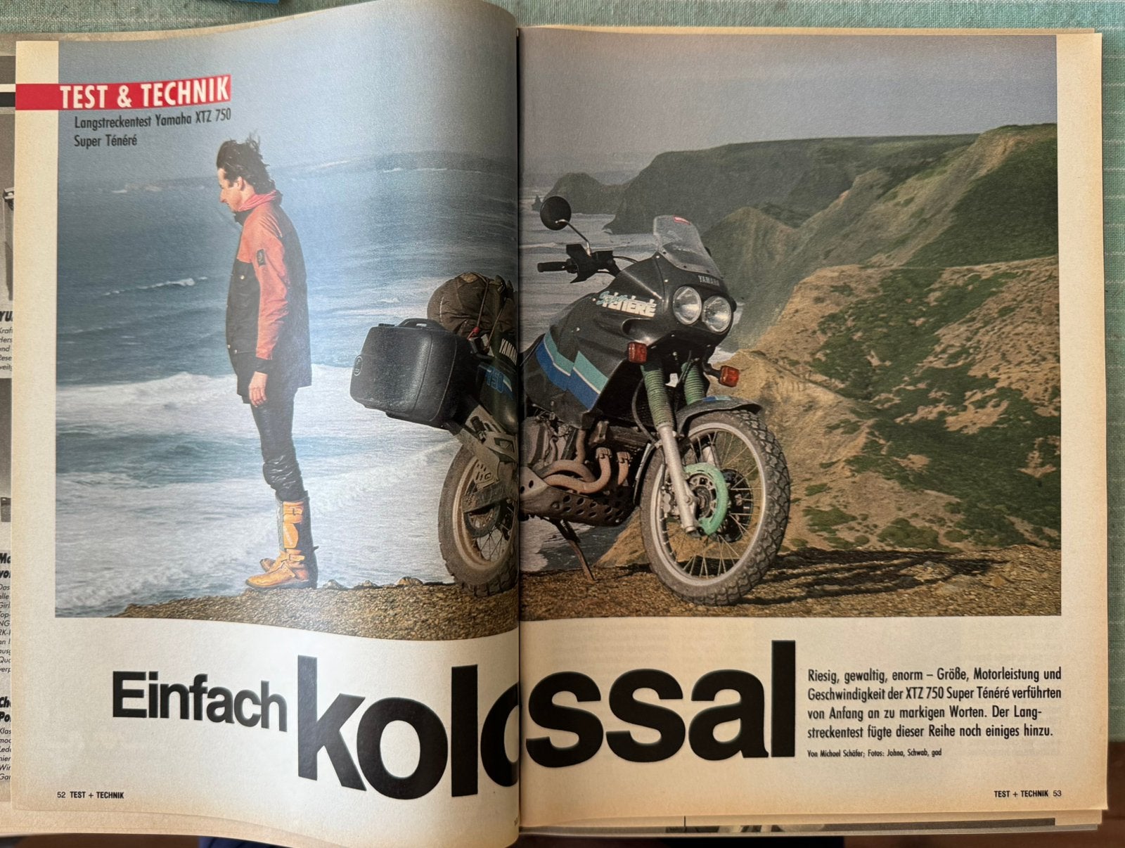 Verslag 1990 Yamaha XTZ750 Super Ténéré, Verzenden, Zo goed als nieuw, Auto's