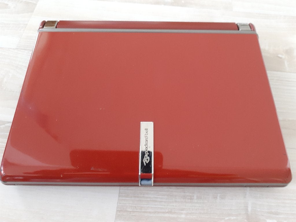 Mooie rode mini laptop Packard Bell Dot-S met Windows 7, Gebruikt, Minder dan 4 GB, Qwerty, Verzenden