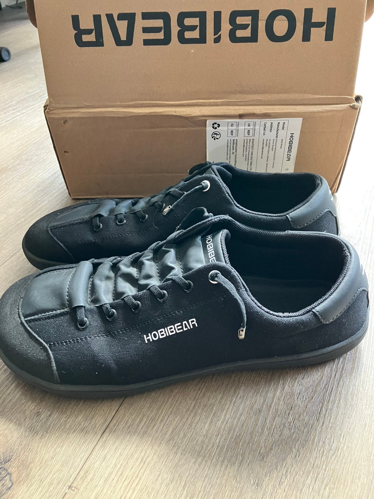 Hobibear schoenen barefoot maat 45, Zwart, Ophalen of Verzenden, Sneakers of Gympen, Zo goed als nieuw
