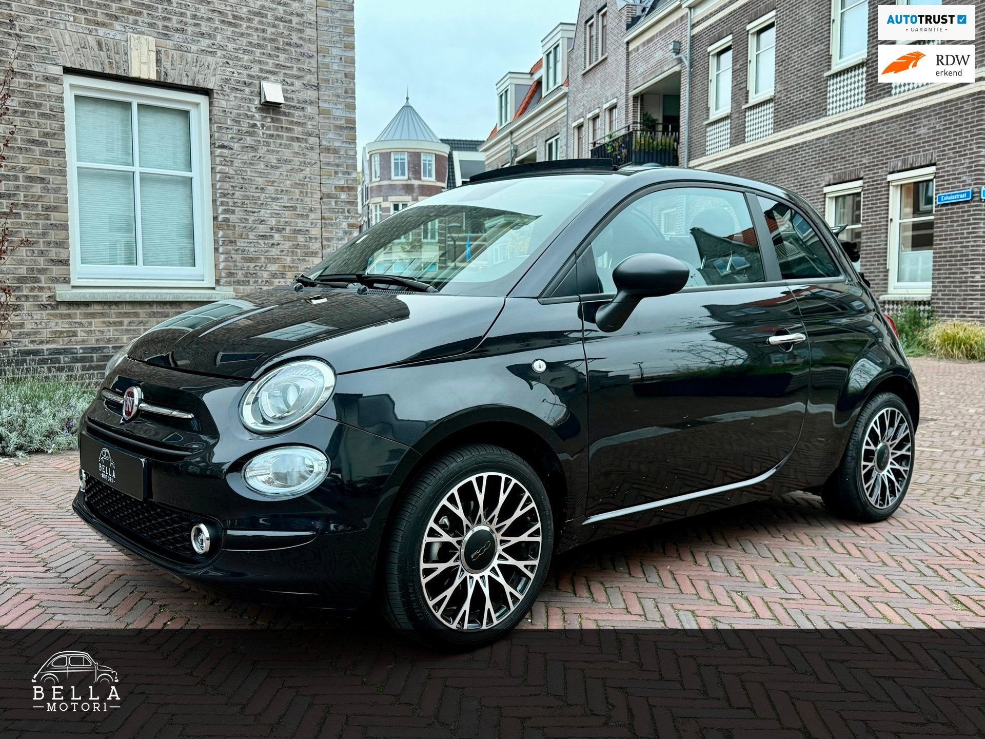 Fiat 500C 1.0 Hybride | RIJKLAARPRIJS | BTW-auto | Apple Car, Auto's, Voorwielaandrijving, Dealer onderhouden, Stof, Gebruikt