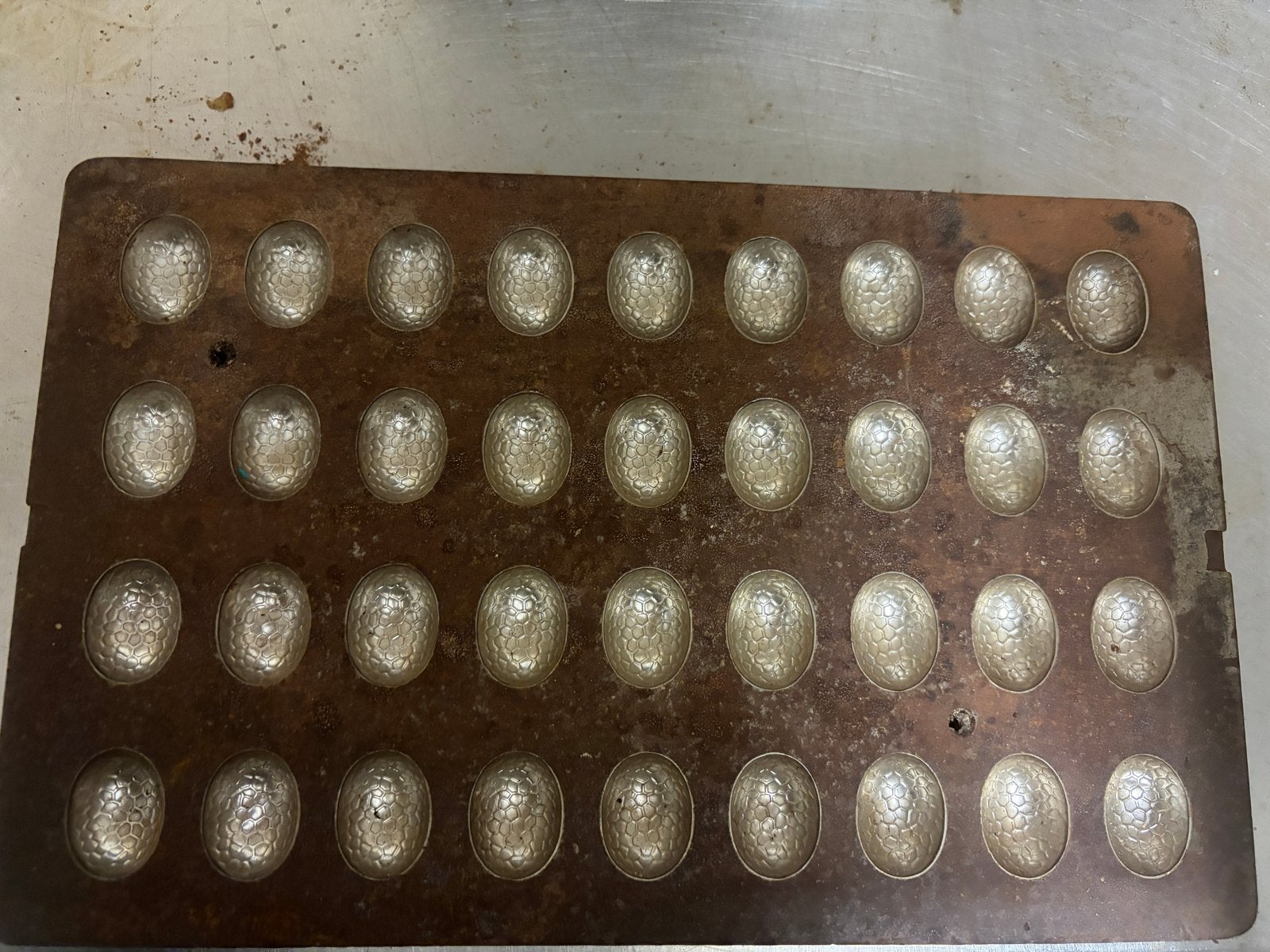 Vintage Paaseitjes Chocolade Mal - Ambachtelijk Bakken, Antiek en Kunst, Ophalen of Verzenden