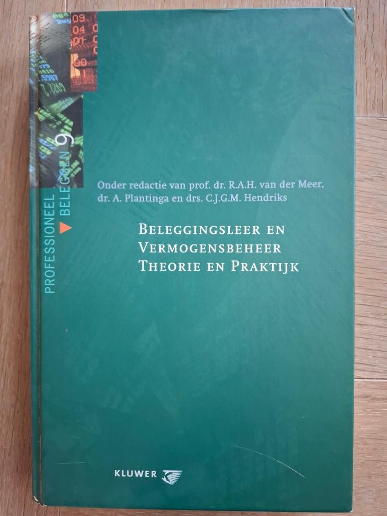 Beleggingsleer en Vermogensbeheer theorie en praktijk, Verzenden, Beta, Zo goed als nieuw, HBO