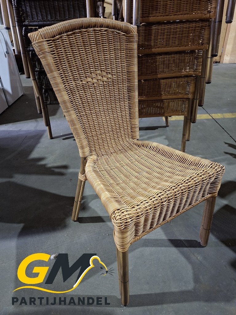 Partij gebruikte stapelbare horeca terrasstoelen, Ophalen, Gebruikt, Overige materialen, Stapelbaar