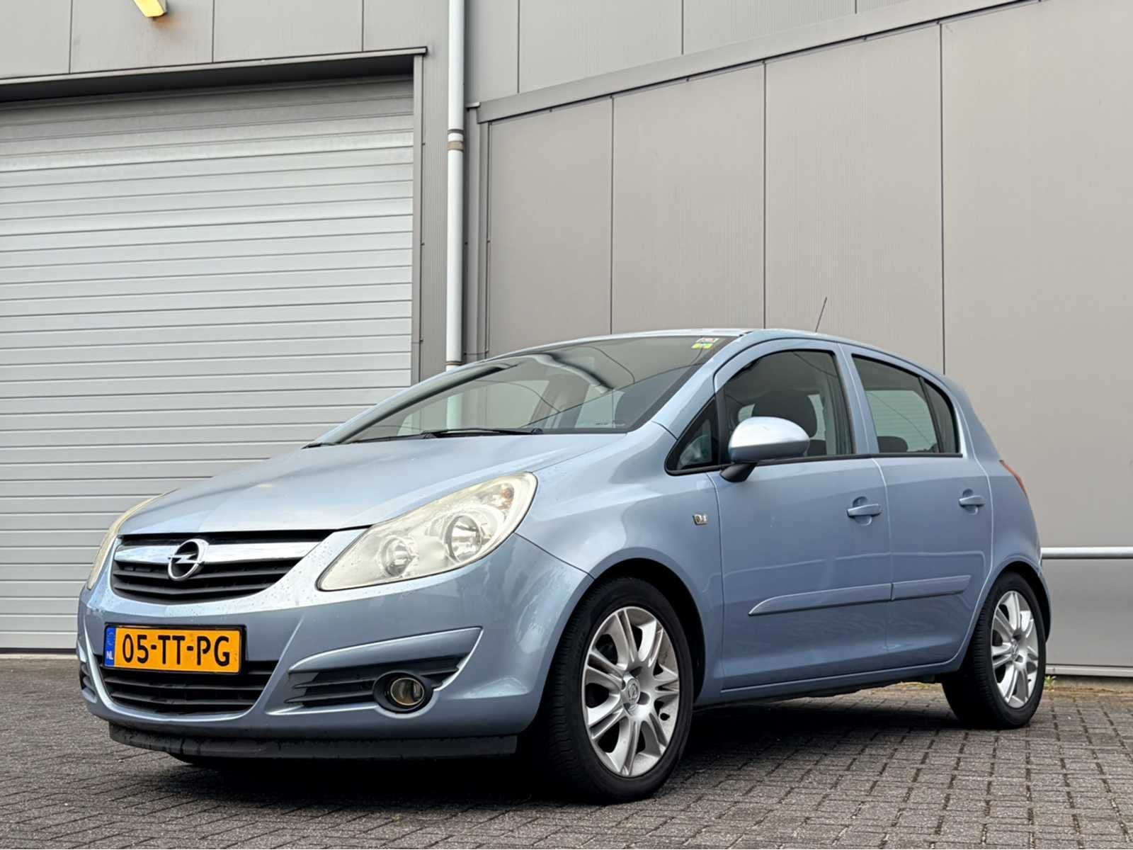 Opel - 2007 - Corsa - 1.2-16V Enjoy - Personenauto, Voorwielaandrijving, Gebruikt, 4 cilinders, Blauw
