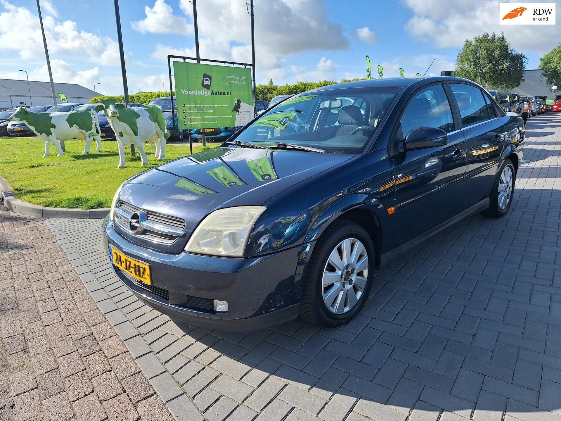 Opel Vectra 1.8-16V Elegance / KOOPJE / APK december 2026, Auto's, Opel, Gebruikt, 4 cilinders, Blauw, 1796 cc