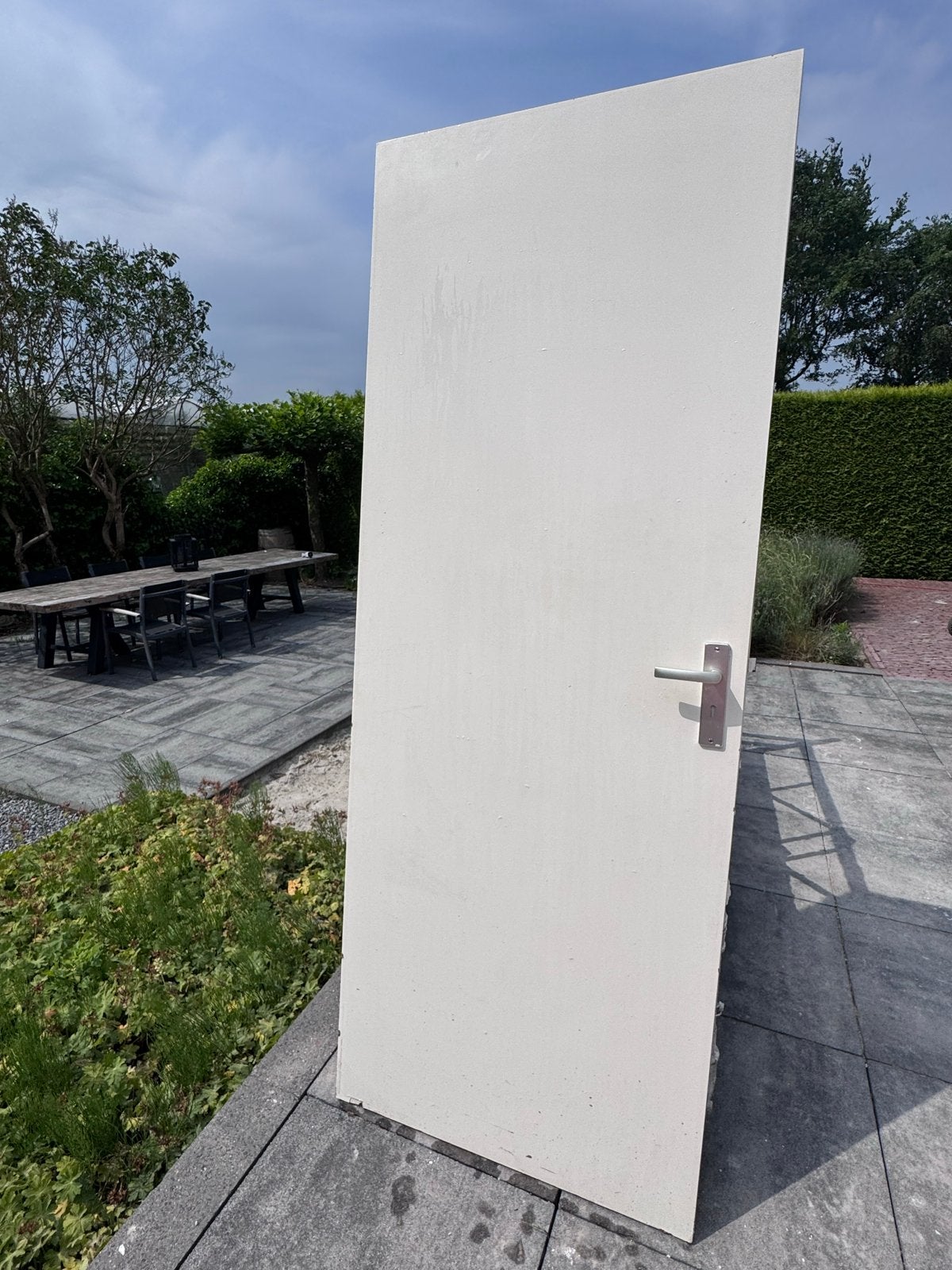 Binnendeur 201x83 cm - Geen opdek, lichte beschadiging, Ophalen, Gebruikt, 80 tot 100 cm, Binnendeur