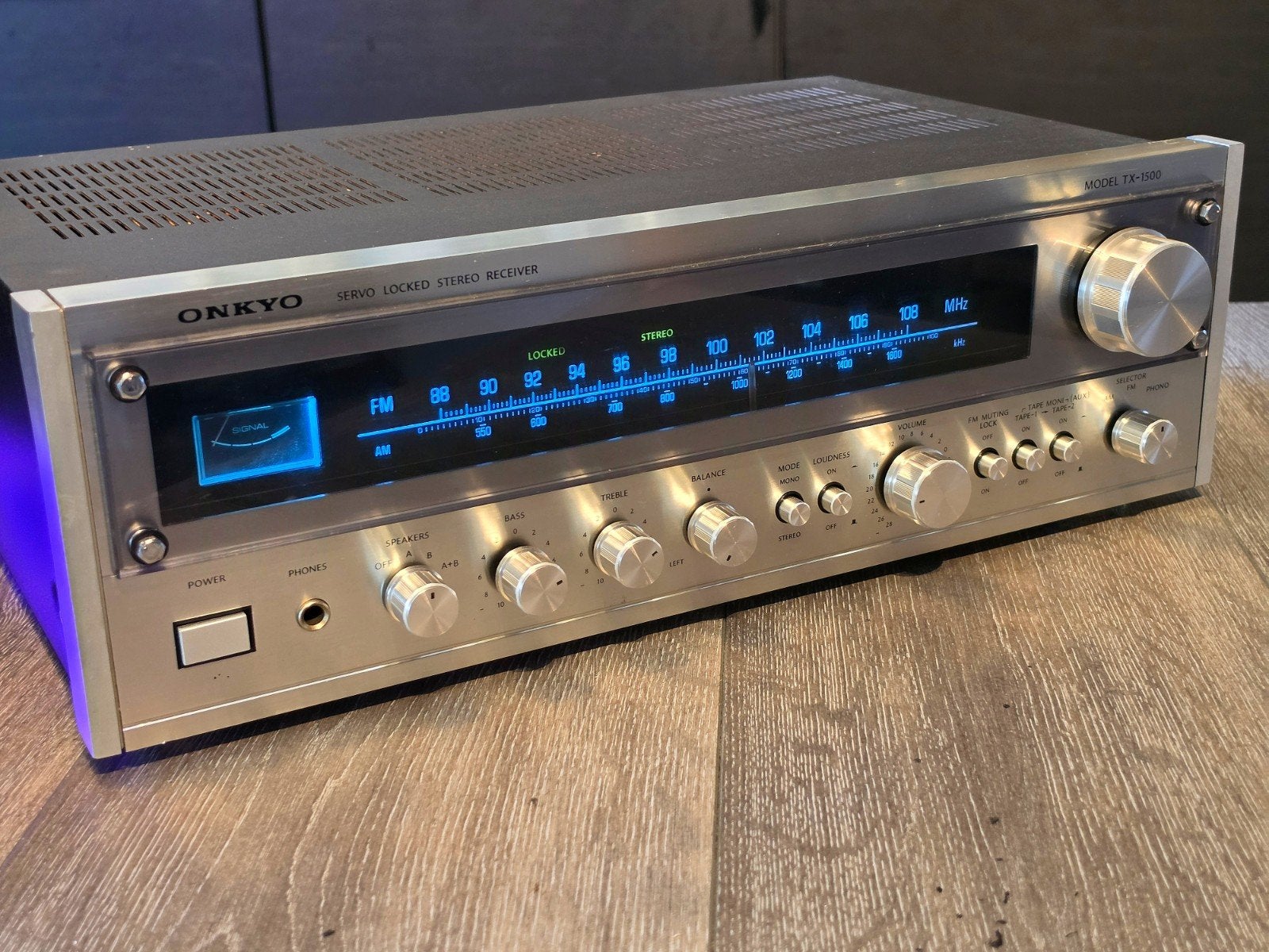 ONKYO TX-1500 • GEREVISEERD • GARANTIE • VINTAGE • PHONO, Onkyo Japan, Refurbished, Onkyo, Onkyo stereo receiver tx1500