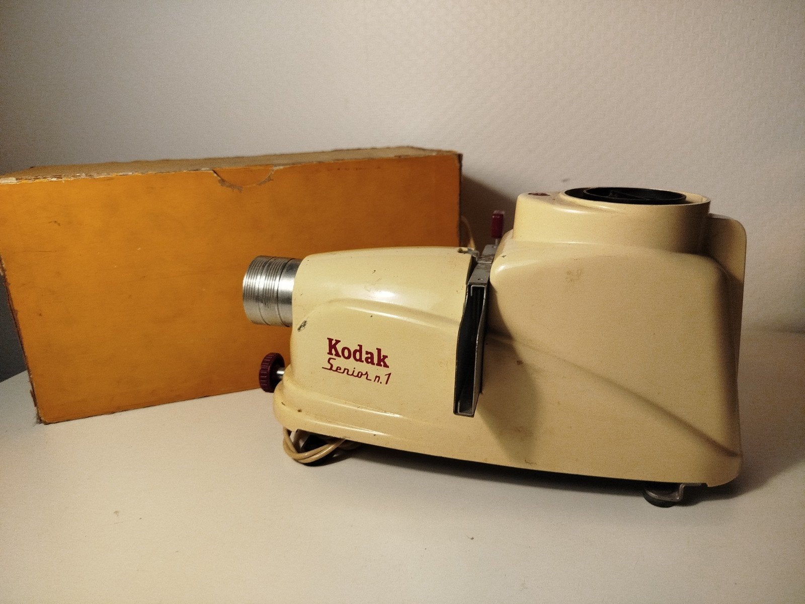 Vintage Kodak Senior N1 Projector met doos, Verzenden, Gebruikt