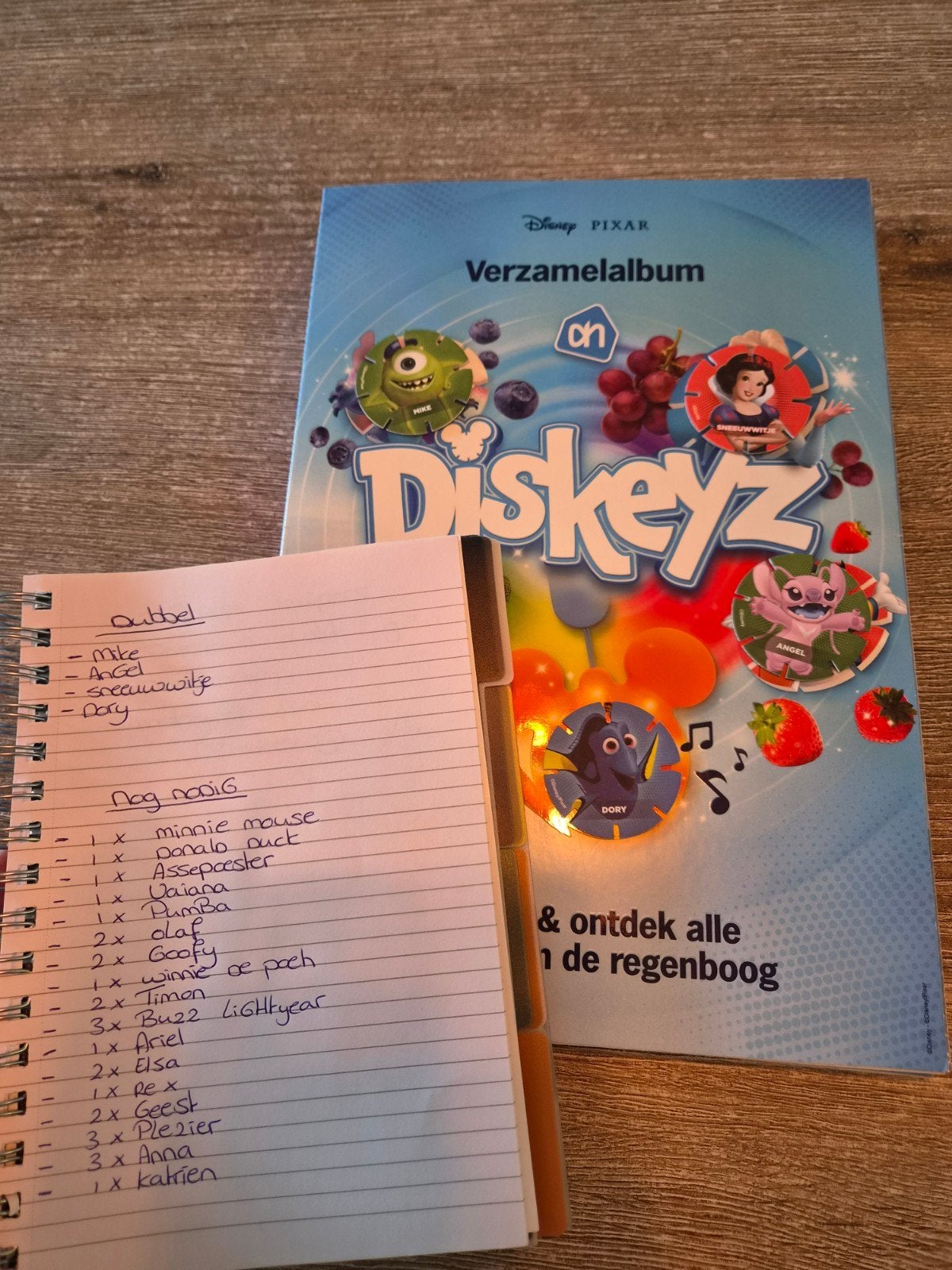 diskeyz, Ophalen, Fictie algemeen