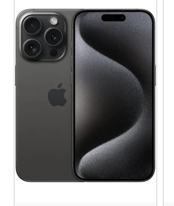 iPhone 15 pro titanium zwart