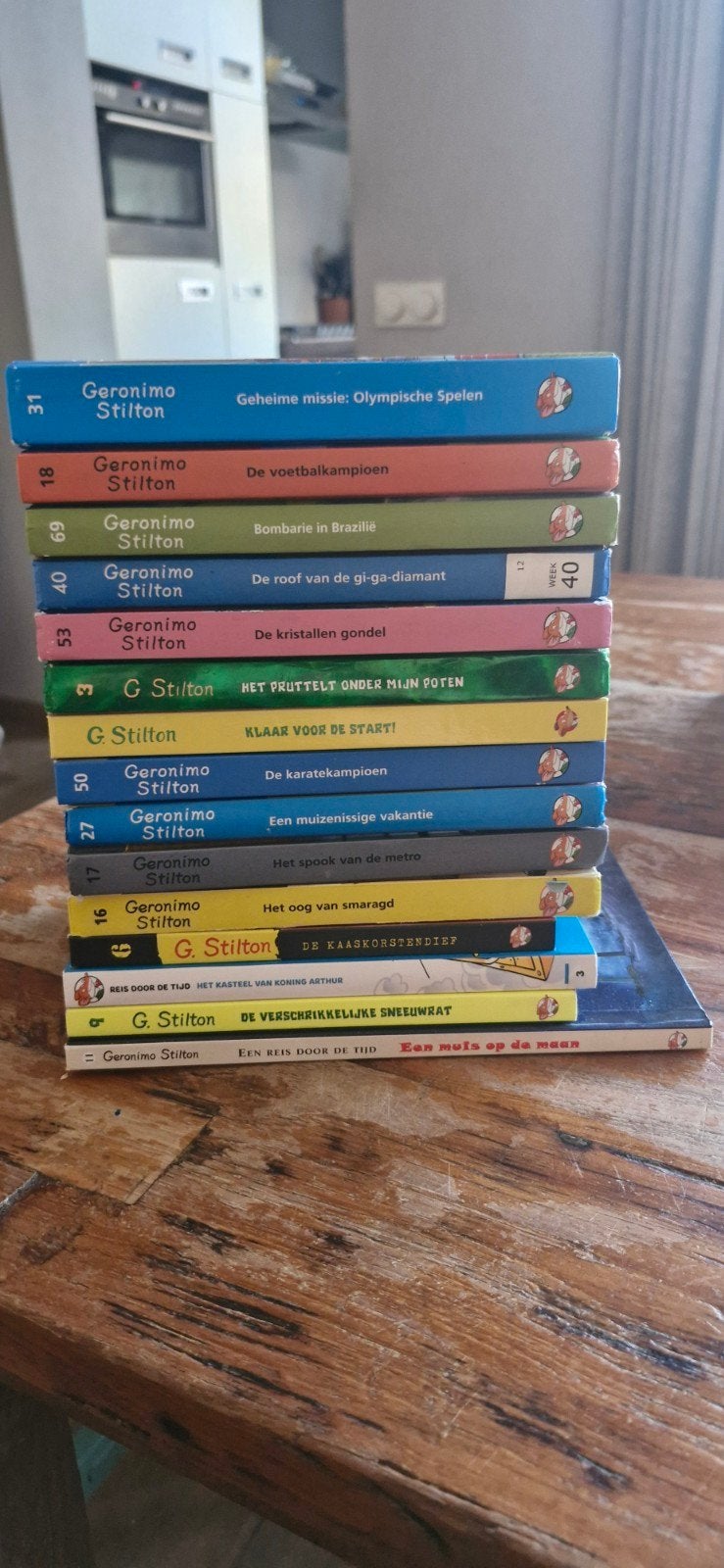 Geronimo Stilton Boekenpakket - 15 Avontuurlijke Verhalen, Ophalen, Gelezen, Geronimo Stilton, Fictie algemeen