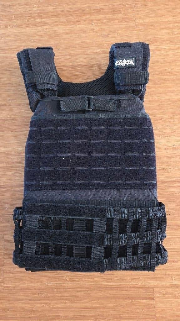 KRAKEN gewichtsvest 20 kg (4 x 5 kg platen), Sport en Fitness, Fitnessmaterialen, Ophalen, Zo goed als nieuw, Overige typen