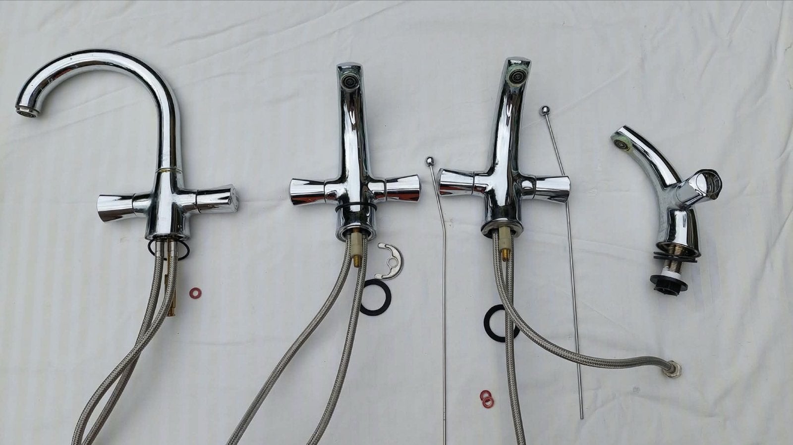 Grohe kranenset: Keuken, 2x wastafel, toiletkraan, Ophalen of Verzenden, Gebruikt, Kraan