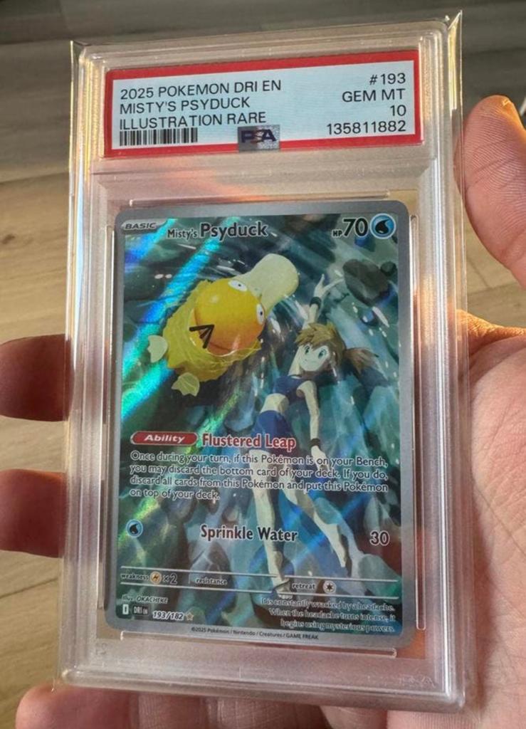 Misty's Psyduck 193/170 - Destined Rivals - PSA 10 Gem Mint!, Ophalen of Verzenden, Zo goed als nieuw