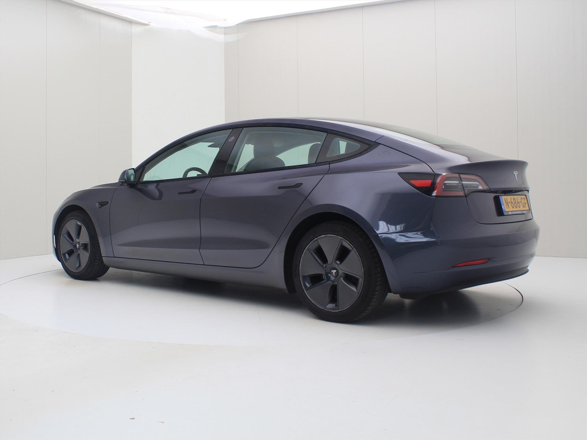 Tesla Model 3 Long-Range AWD 351pk 75 kWh FACELIFT 88.9% SoH, Auto's, Tesla, Automaat, Gebruikt, Zwart, Origineel Nederlands