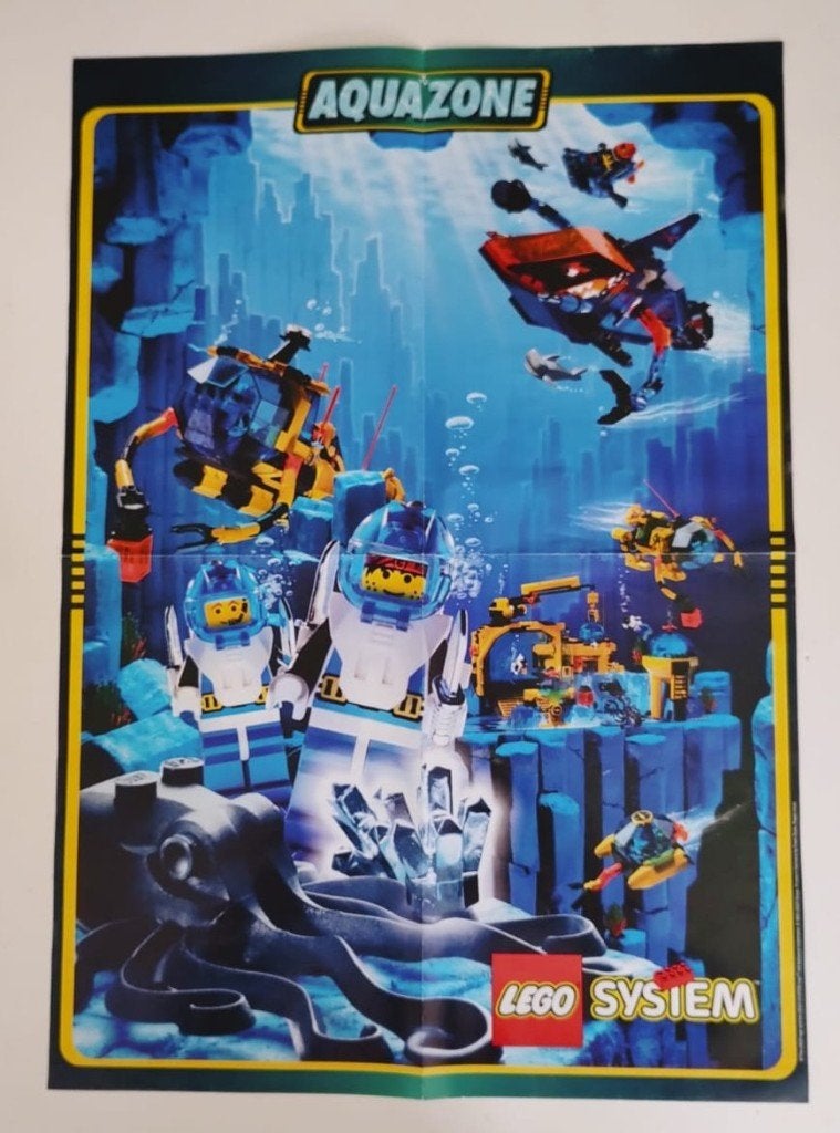LEGO - Aquazone poster, Verzenden, Zo goed als nieuw, Lego, Overige thema's