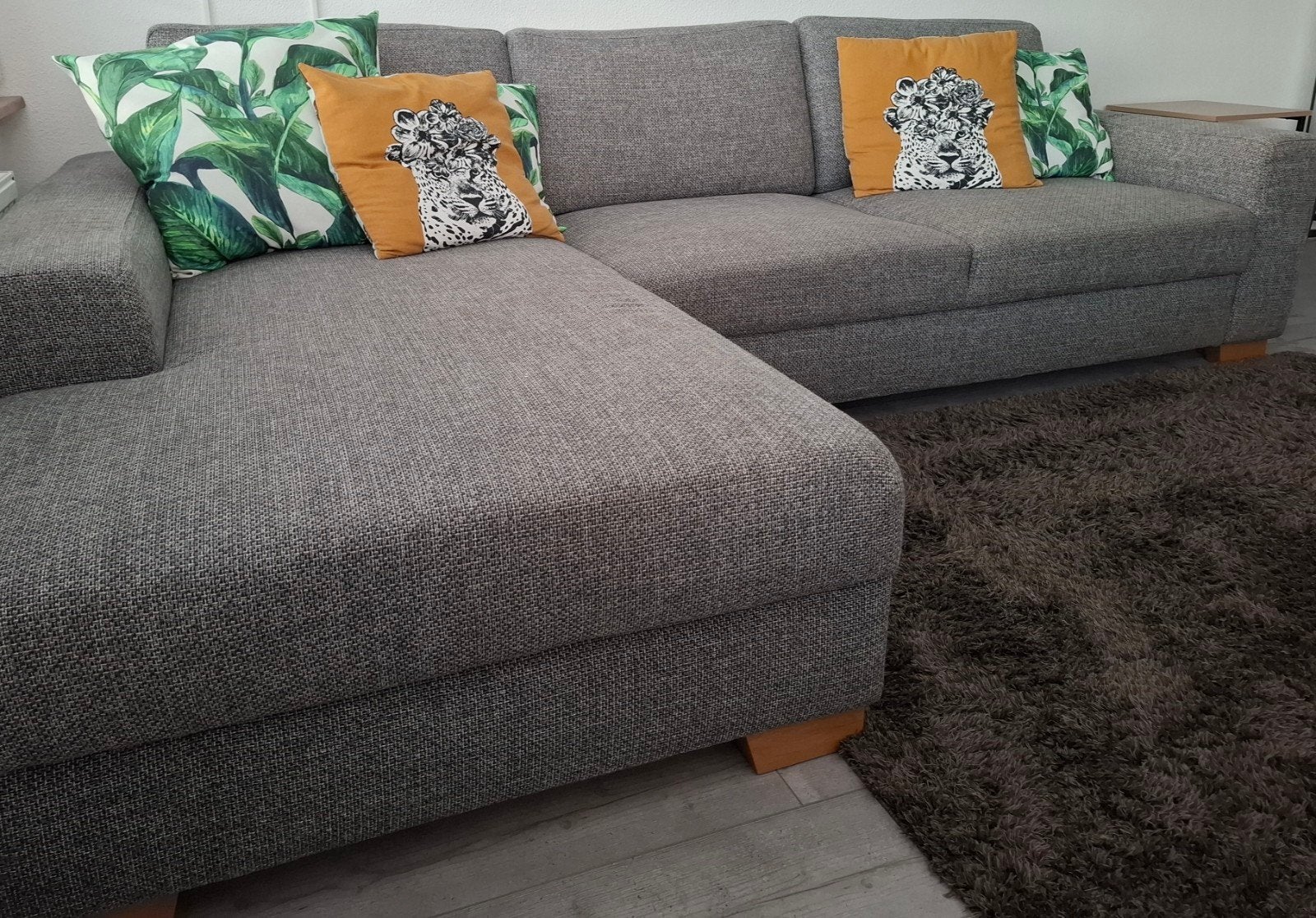 Ikea sörvallen bank, Huis en Inrichting, Ophalen, Hoekbank, Zo goed als nieuw, Stof