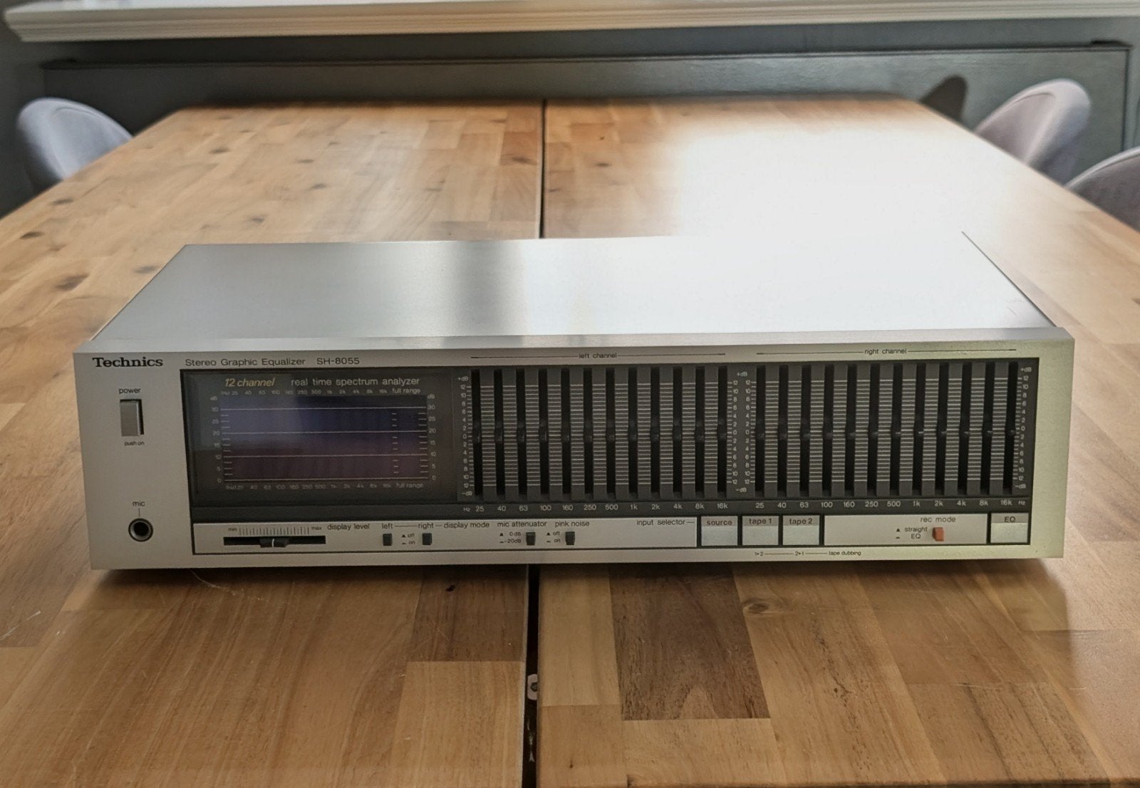 Technics SH-8055 Grafische Equalizer - Pronkstuk!, Ophalen of Verzenden, Overige merken