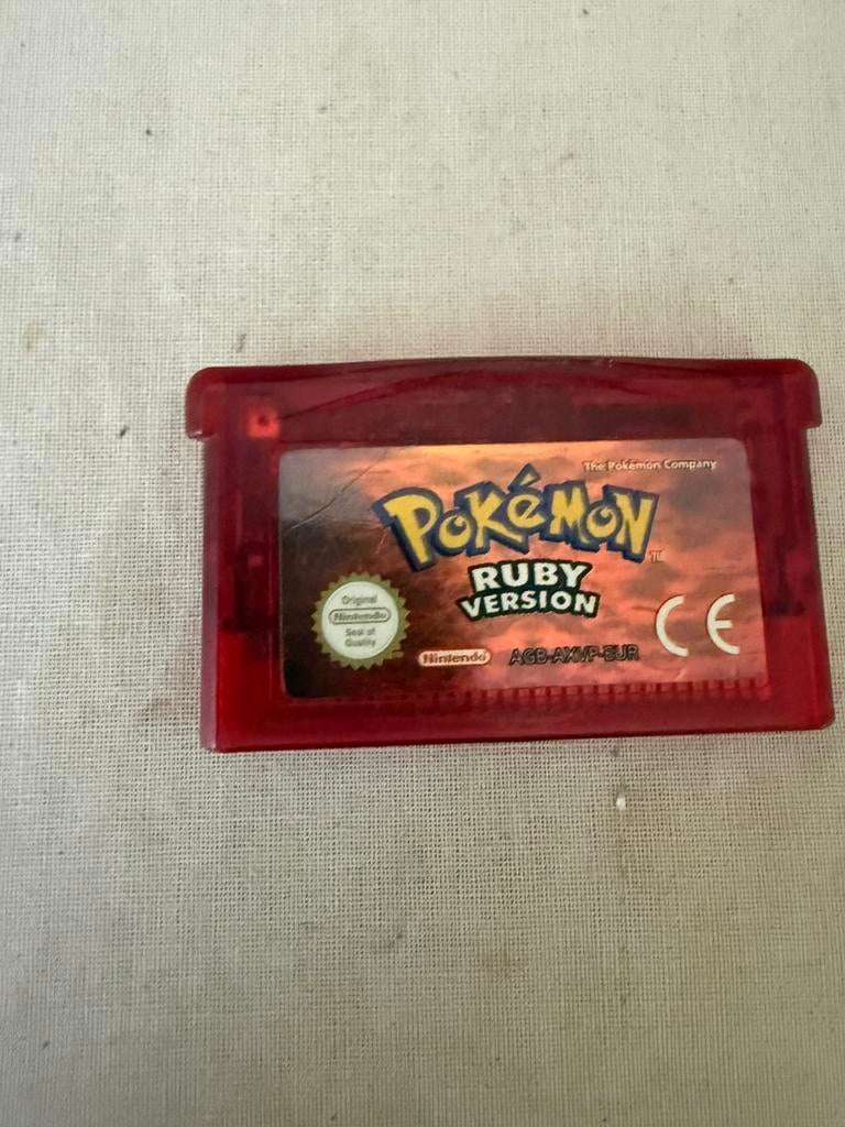 Pokemon Ruby GBA, Spelcomputers en Games, Games | Nintendo Game Boy, Avontuur en Actie, 1 speler, Ophalen of Verzenden, Zo goed als nieuw