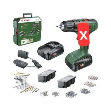 Bosch Accuboor PSR 1800 LI-2 Reserveset