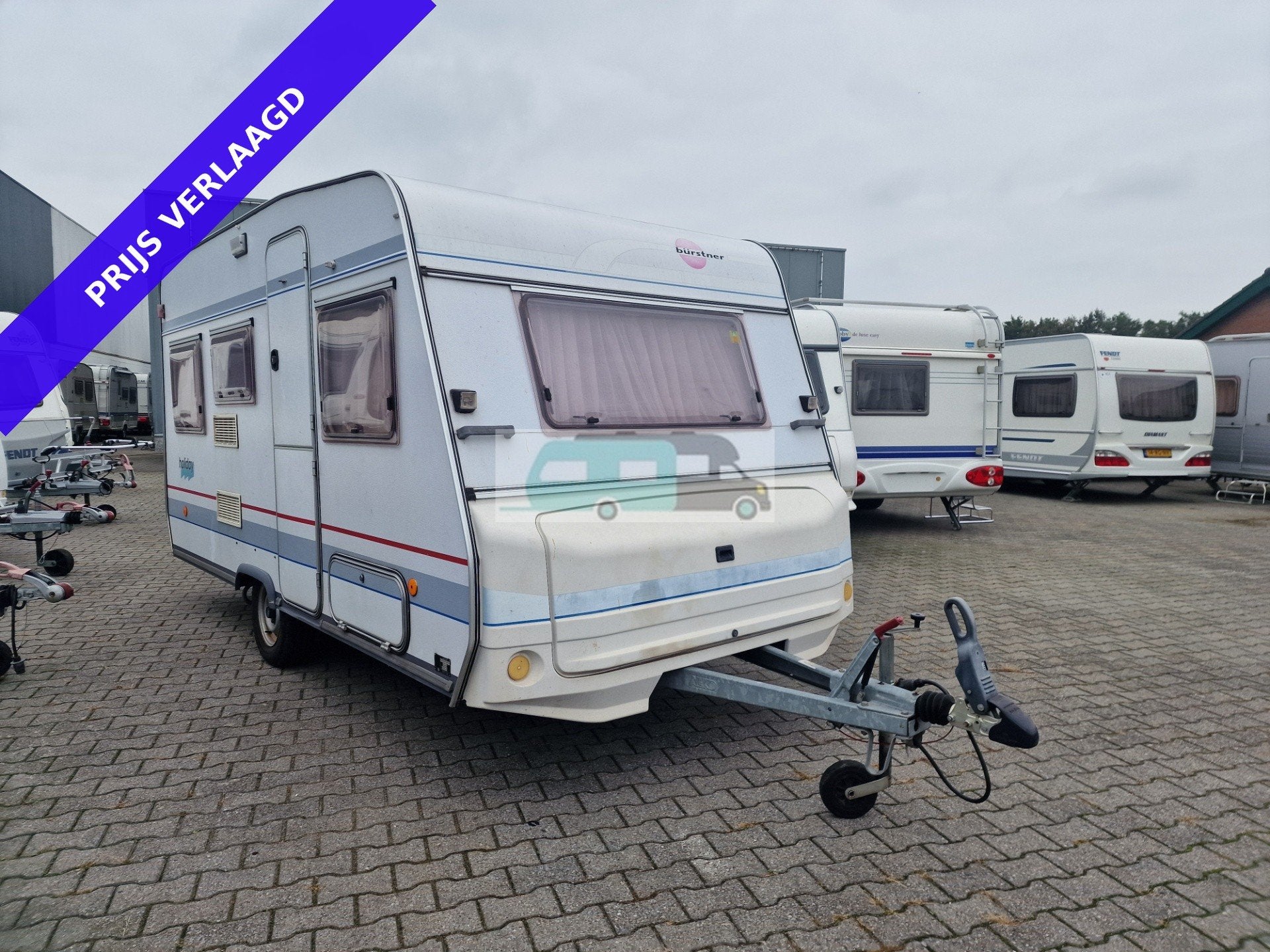 Bürstner holiday 420 TN champion 1995 (bj 1995), Caravans en Kamperen, Caravans, Schokbreker, Bedrijf, 750 - 1000 kg, Bürstner