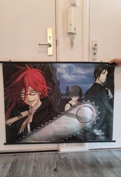 MANGA ANIME Black Butler Kuroshitsuji | Wall scroll | NIEUW, Verzamelen, Ophalen of Verzenden, Nieuw, Tv, Poster