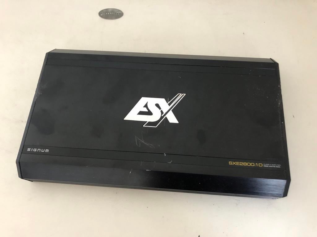 ESX Signum SXE2800.1D Klasse D Versterker 2800 Watt Max, Auto diversen, Ophalen of Verzenden, Zo goed als nieuw