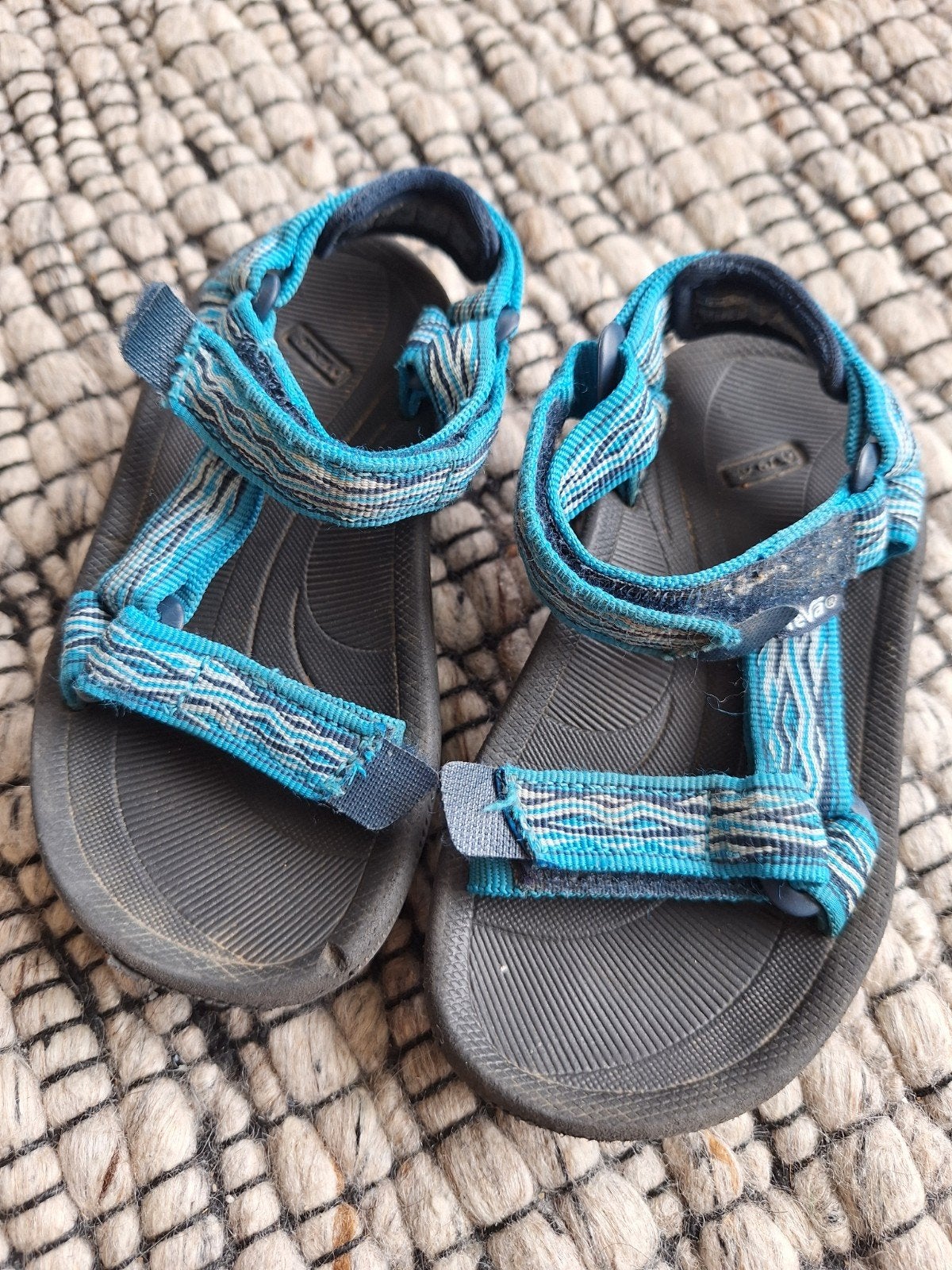 Teva sandalen maat 22/23 - Blauw, Gebruikt, Jongen of Meisje, Schoenen, Teva