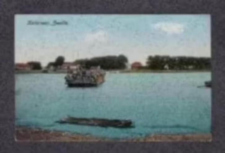 Zwolle Katerveer Veerpont Volgeladen., Ophalen of Verzenden, Voor 1920, Ongelopen, Overijssel