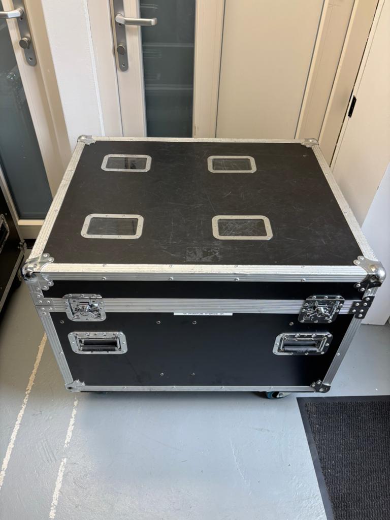DAP flightcase 4x Showtec Phantom 100, 130, 3R beam / hybrid, Ophalen, ., Overige instrumenten, Zo goed als nieuw