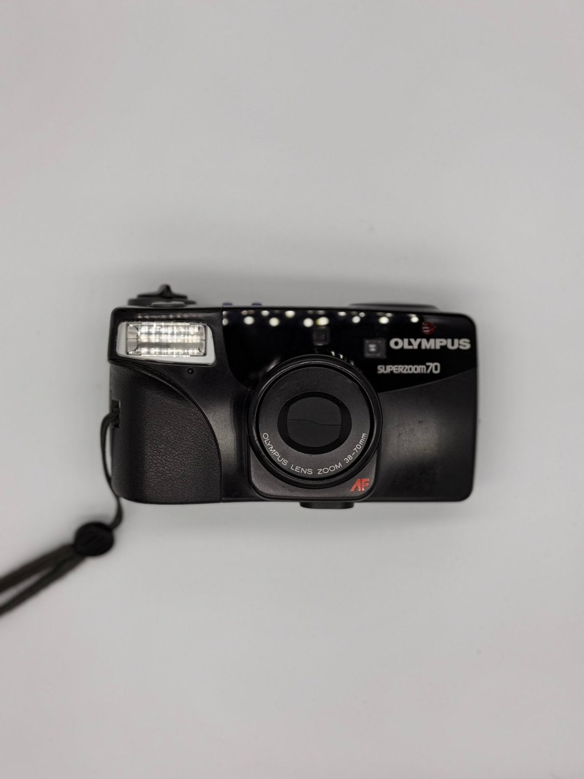 Olympus Superzoom 70 AF analoge 35mm camera, Ophalen of Verzenden, Zo goed als nieuw, Compact, Olympus