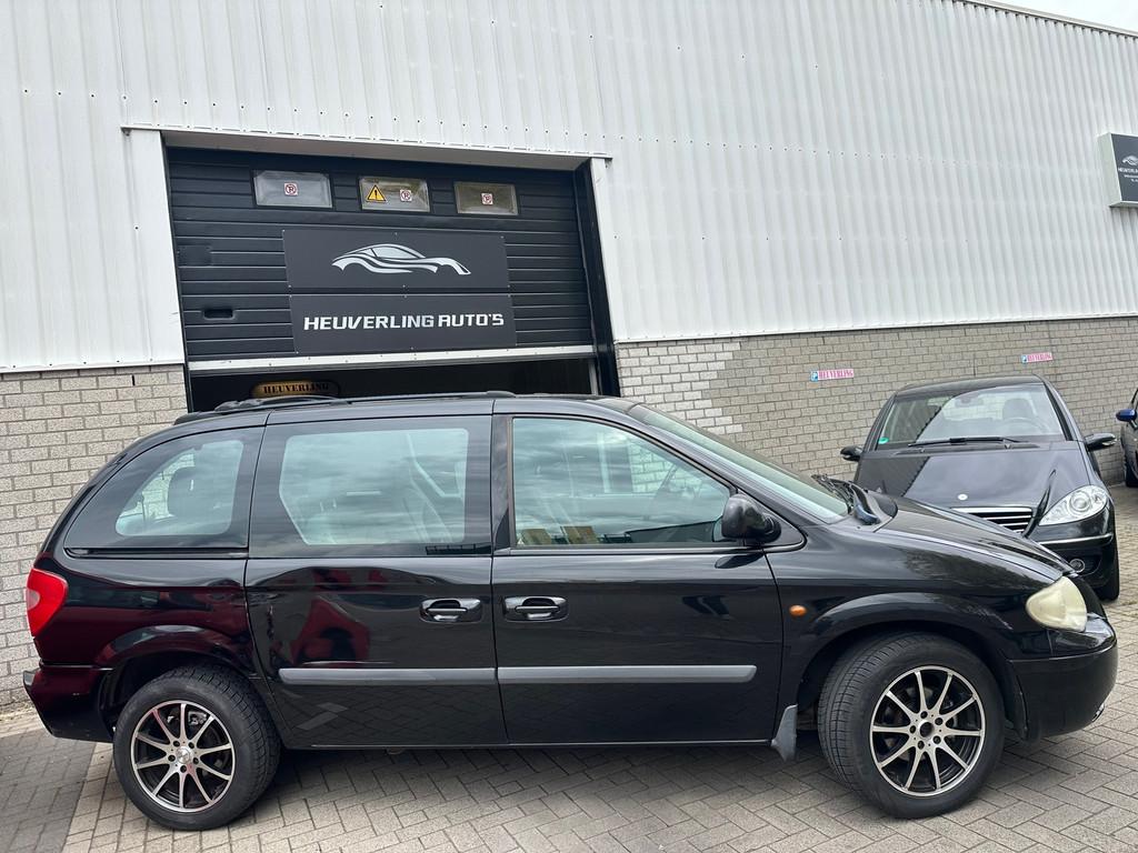 Chrysler Voyager 3.3i V6 SE Luxe | Automaat | Airco | 7 Pers, Auto's, Gebruikt, Zwart, 7 stoelen, Zwart
