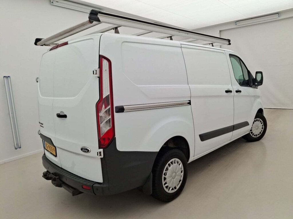 Ford Transit Custom 270 2.2 TDCI L1H1 Tr 2013 Airco/PDC, Auto's, Bestelauto's, 101 pk, Gebruikt, 4 cilinders, Wit